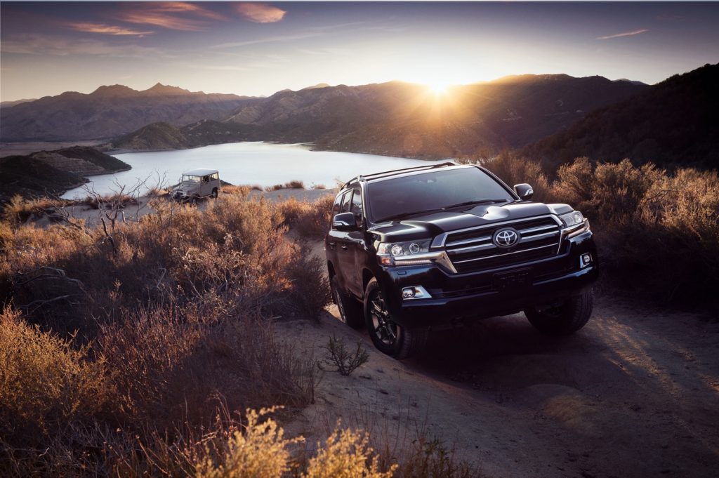 The 2021 Toyota Land Cruiser is a luxurious off-roader.
