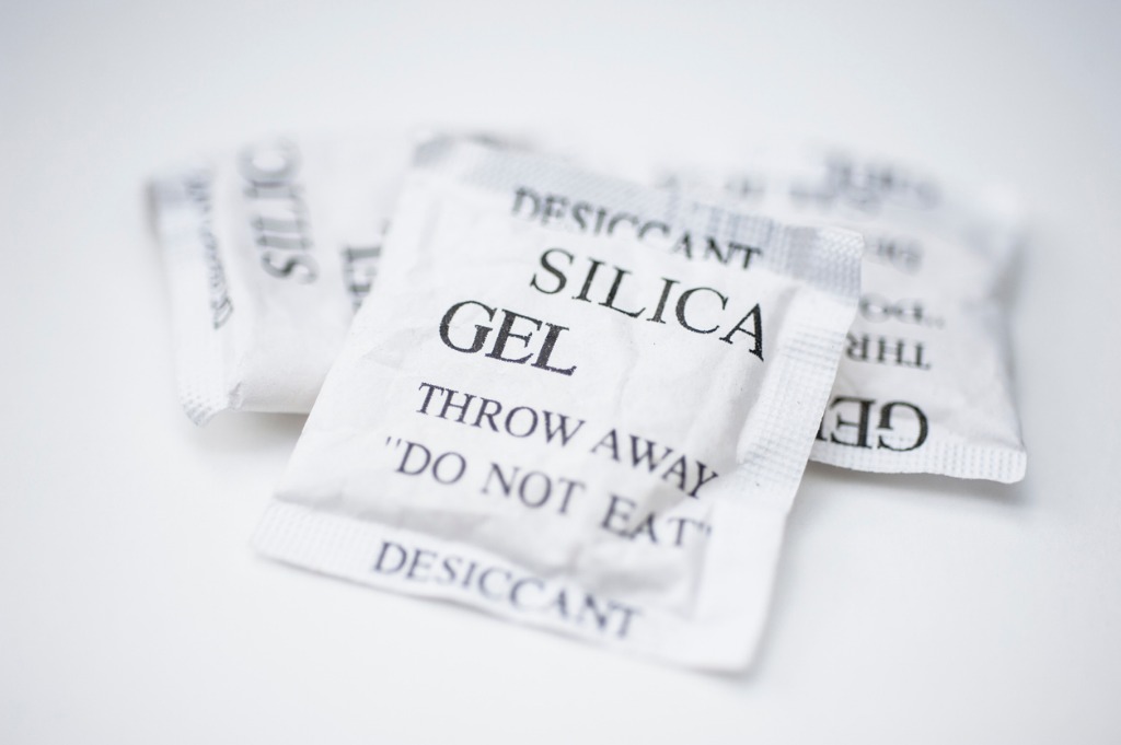 put silica gel packets to good use