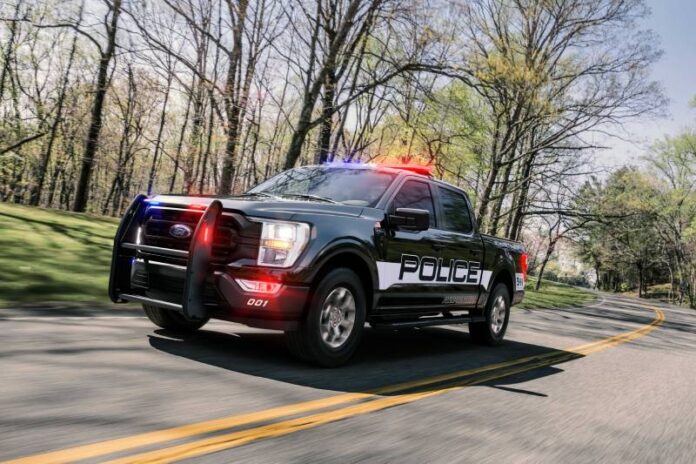 Ford F-150 Police Responder on the road