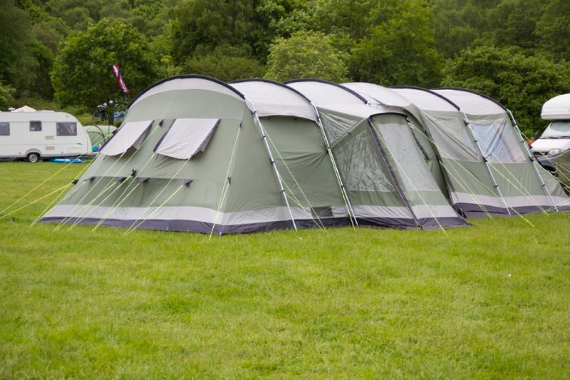 huge multi-room ground camping tent