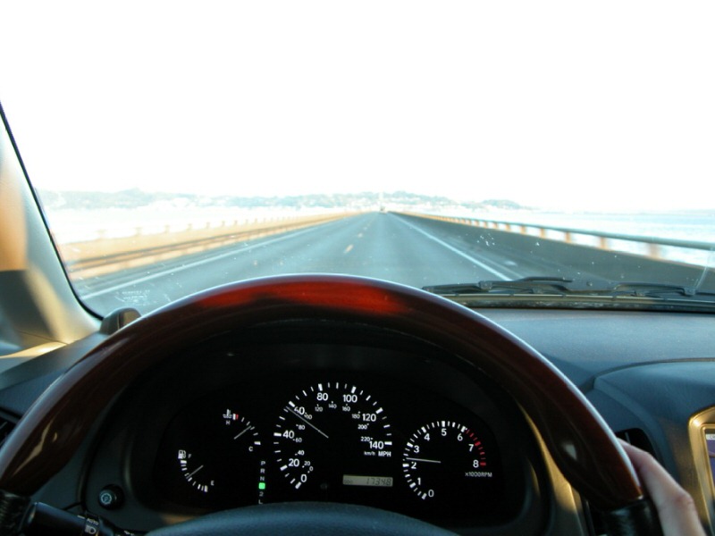dashboard with speedometer