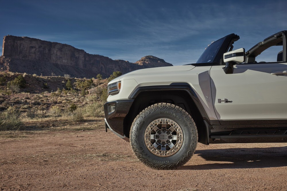 Hummer EV in the desert