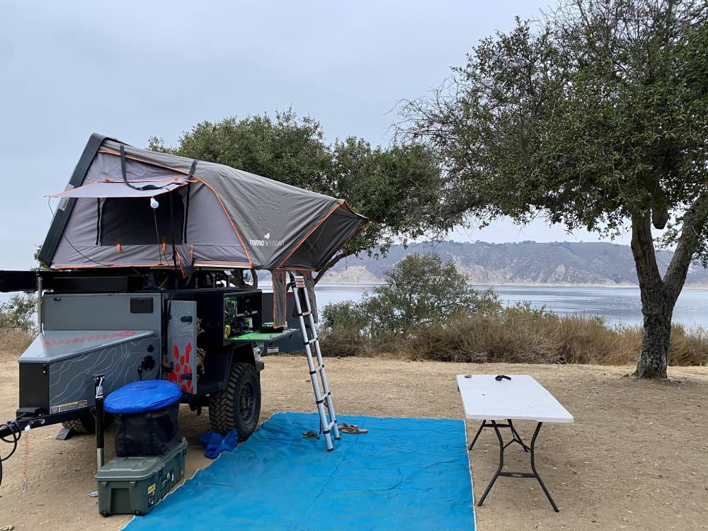 an overlanding trailer gives you a base camp