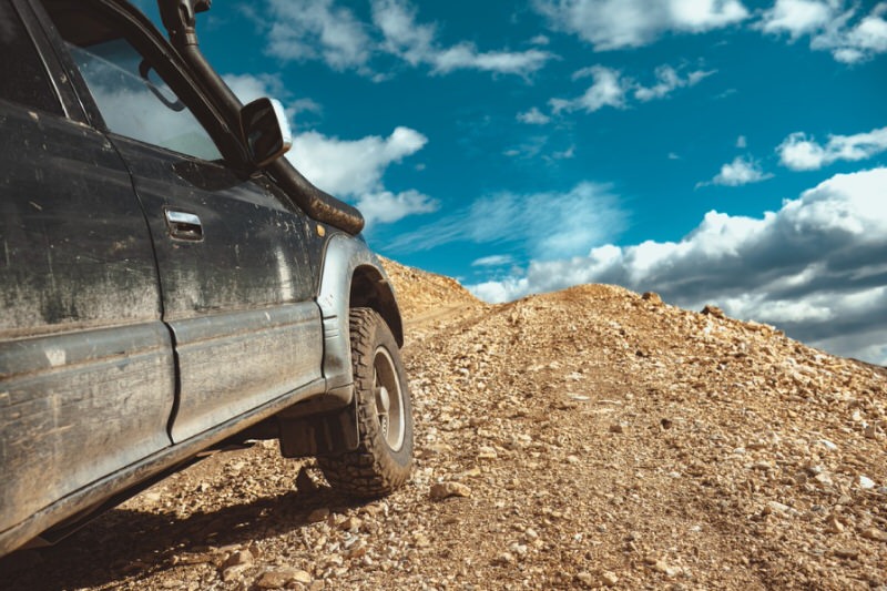 Ground Clearance of a off road vehicle