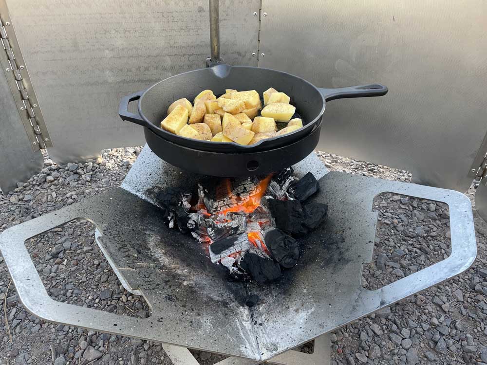 crispy potatoes on schenk