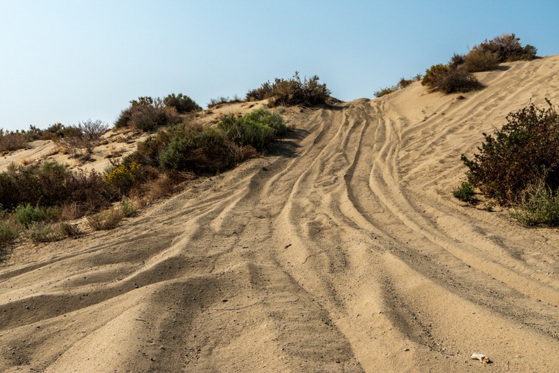Sandy hill in the desert 