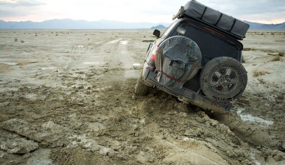 SUV stick in the mud