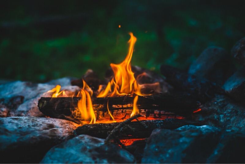 Camping Etiquette Make Sure Your Campfire is Completely Out Before Leaving 