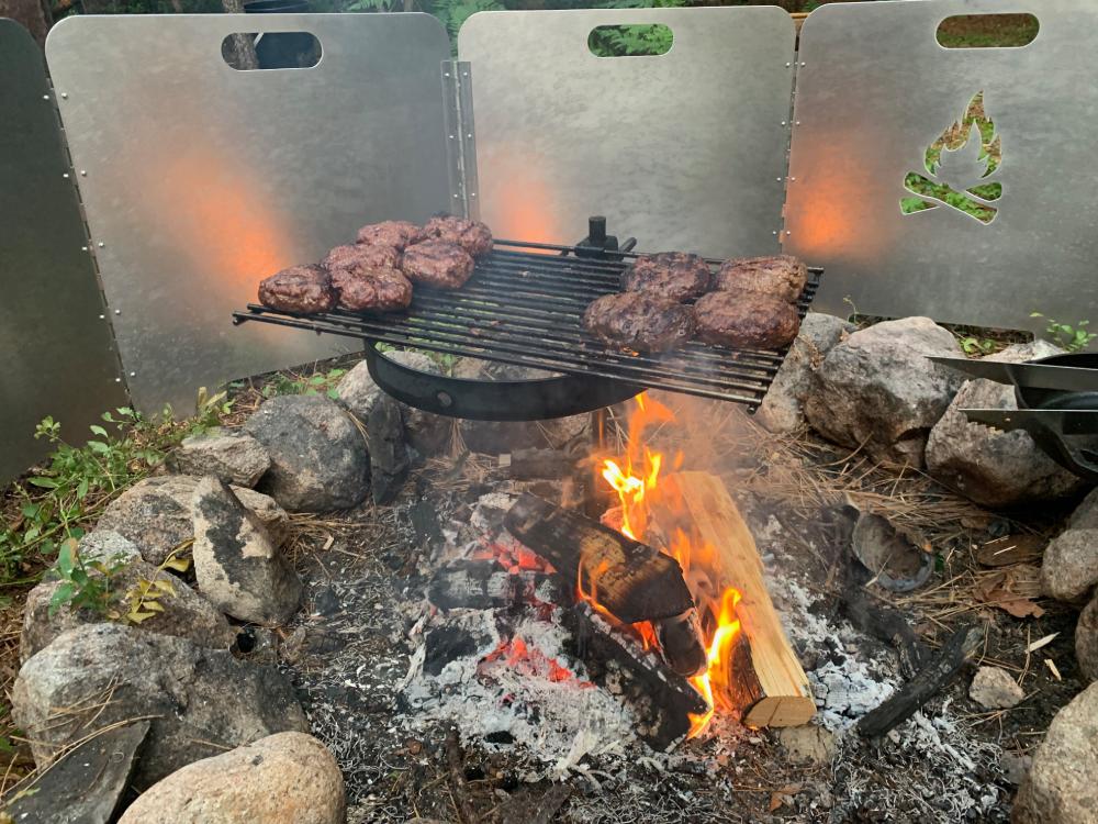 campfire hamburgers