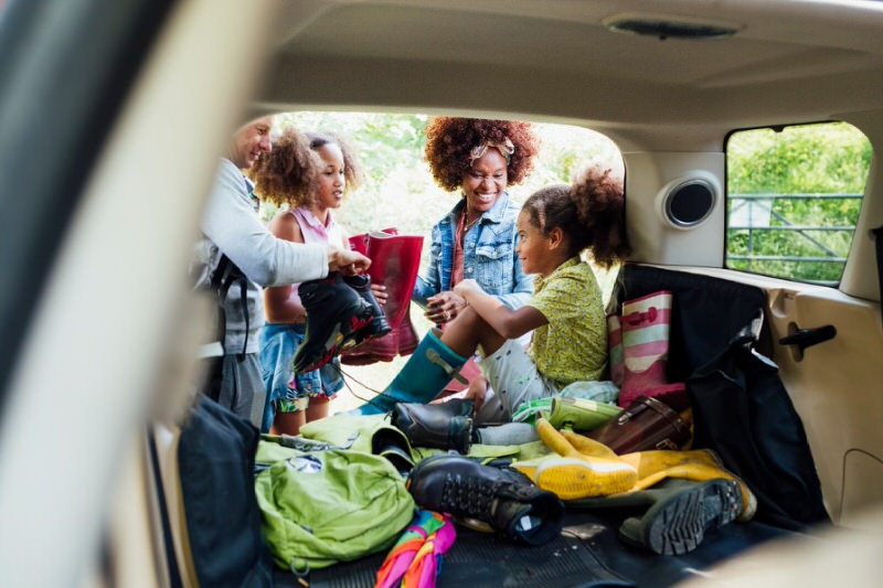 Family packing for an overlanding trip
