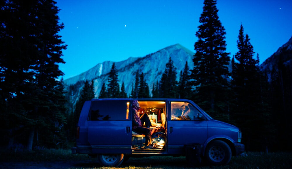 Camping in a Minivan