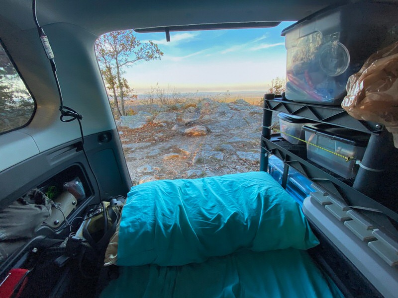 Overlanding Packing Hacks Use Clear Bins for Storage
