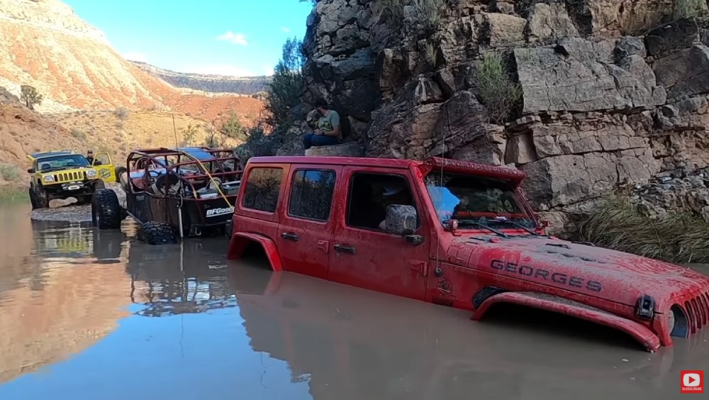 flooded $100000 jeep wrangler