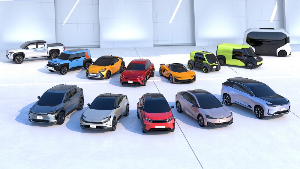 EV Toyota line up