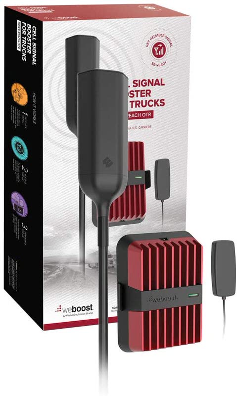 weBoost Drive Reach OTR Cell Phone Signal Booster Kit