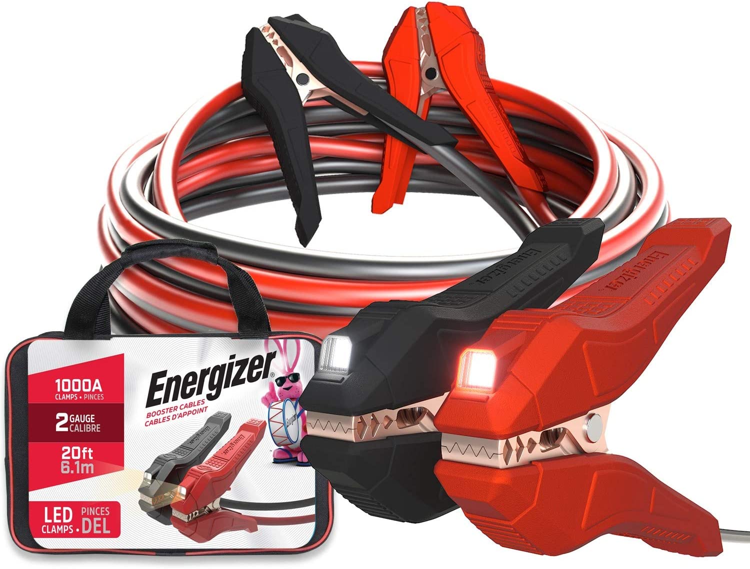 best jumper cables Energizer Jumper Cables with Built-in LED Lights