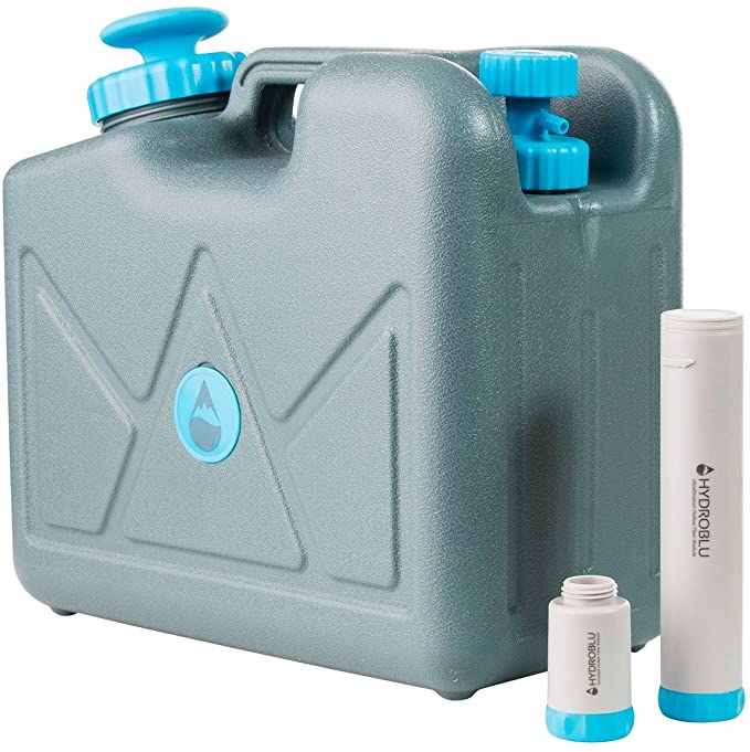 Hydro Blue Pressurized Jerry Can - Essential family camping gear