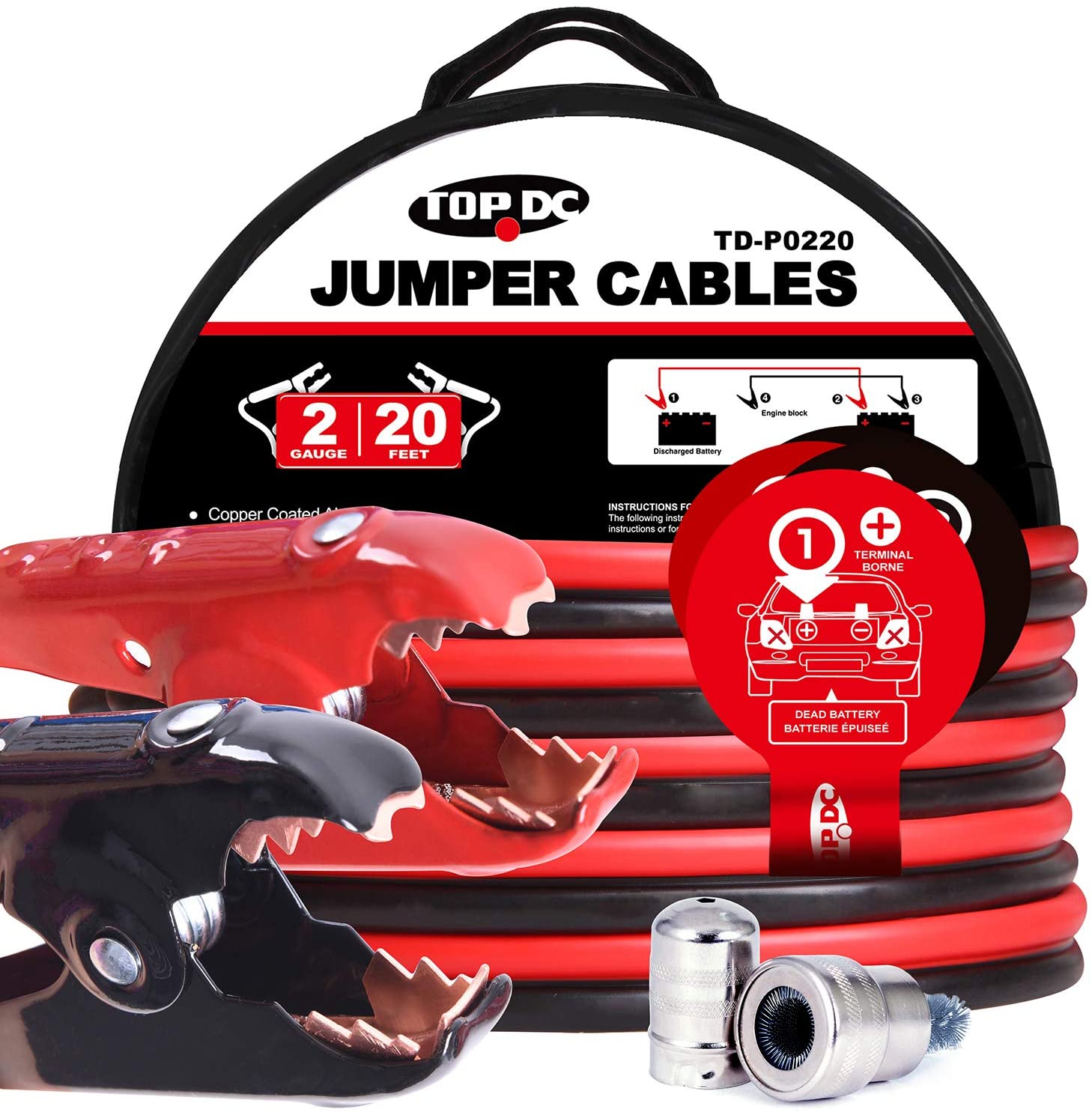 TOPDC Jumper Cables