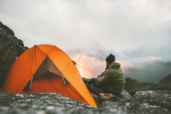 Tent in the mountains - 10 person camping tents