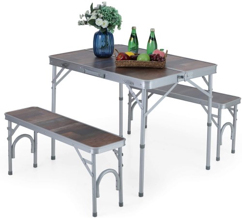 Alpha Camp 3-Piece Picnic Camping Table