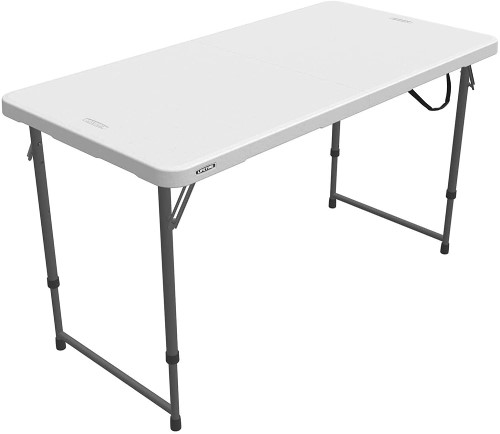 Lifetime Height Adjustable Folding Utility Camping Table