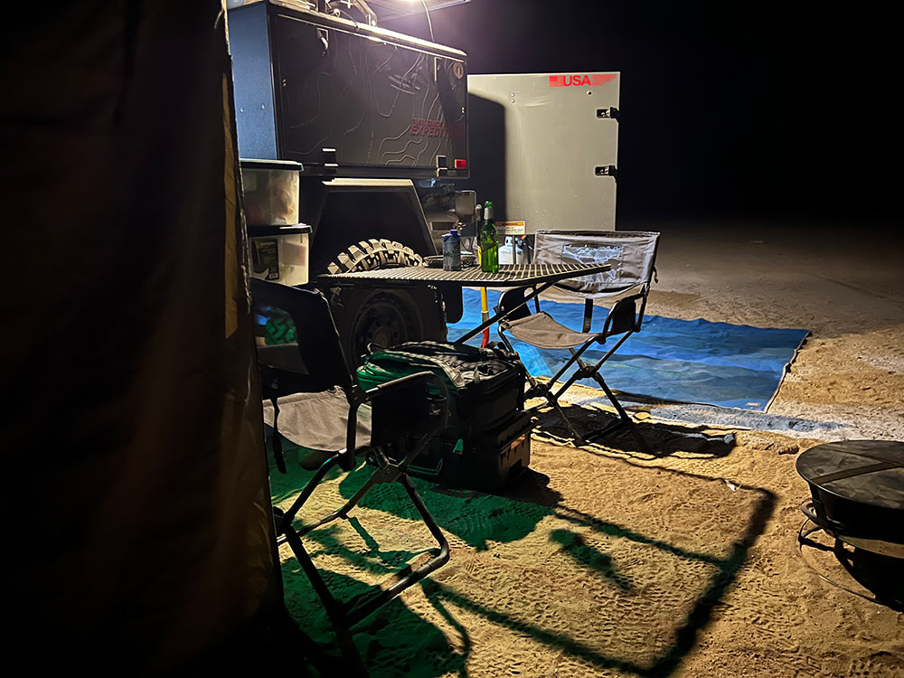 tire-table-at-night