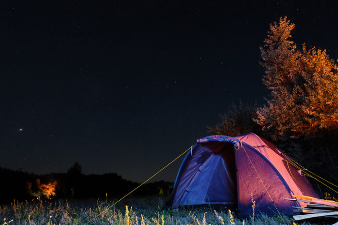 Summer Camping at night