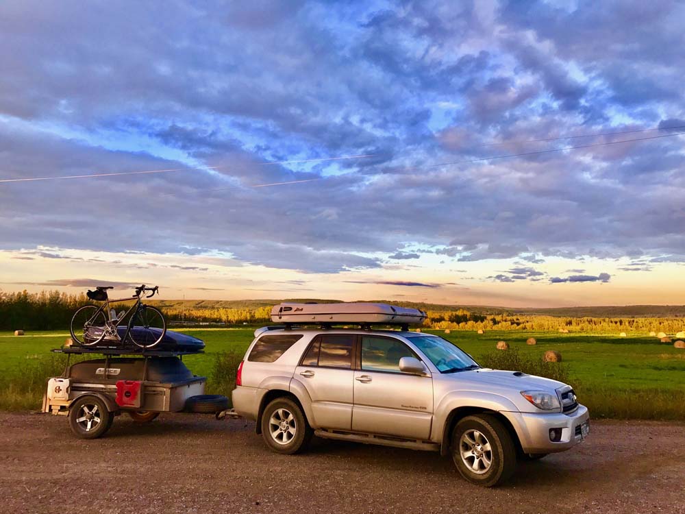 space trailer and 4runner