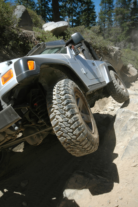 rock crawling on the Rubicon Trail