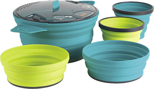 X-Pot 5-Piece Cookware Set for Backpacking and Camping