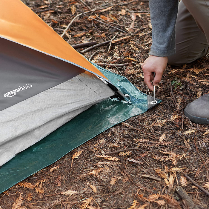 tips for camping in the rain - bring a tarp