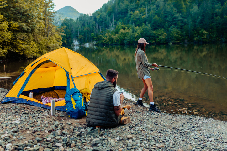 Camping and fishing