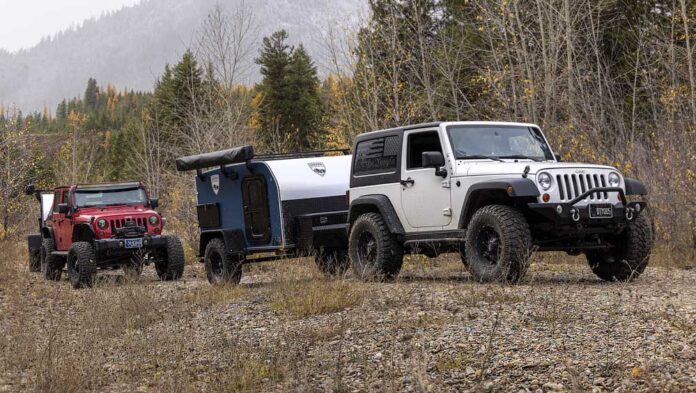 exploring the mountains with sherpa trailers bigfoot