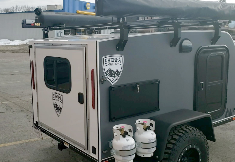 Sherpa Trailer Propane Tanks With Table