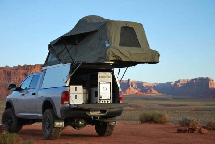 AT Overland Habitat Truck Topper desert