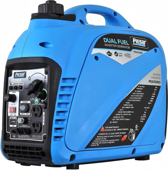 Pulsar 2,200W Portable Dual Fuel Quiet Inverter Generator Review