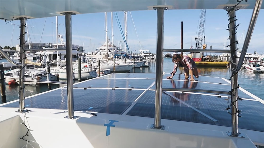 reliable solar power for a boat
