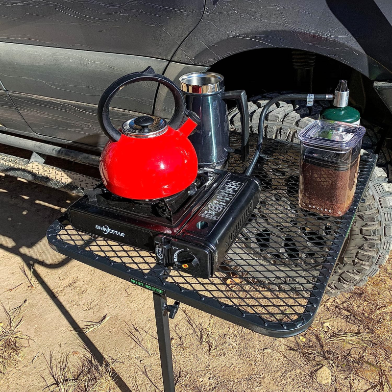 Tailgater Tire Table with Kettle