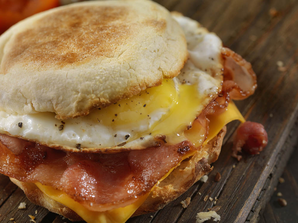 Easy Camping Breakfast Ideas - breakfast sandwich