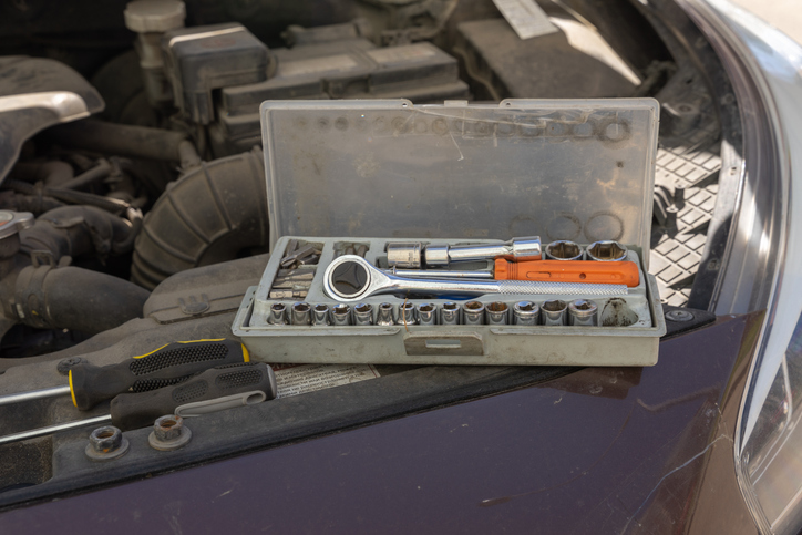 Auto mechanic tool kit. 