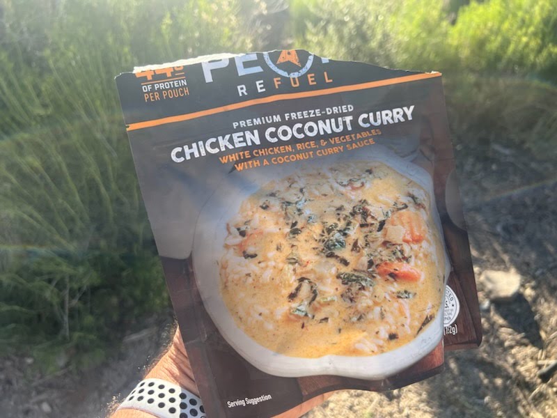 peak refuel chicken coconut curry front