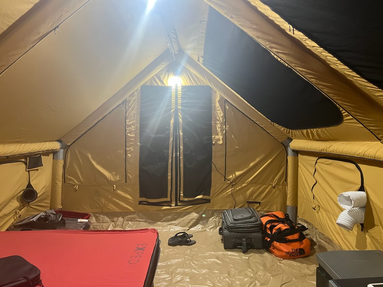 rbm outdoors panda large inflatable tent interior 2