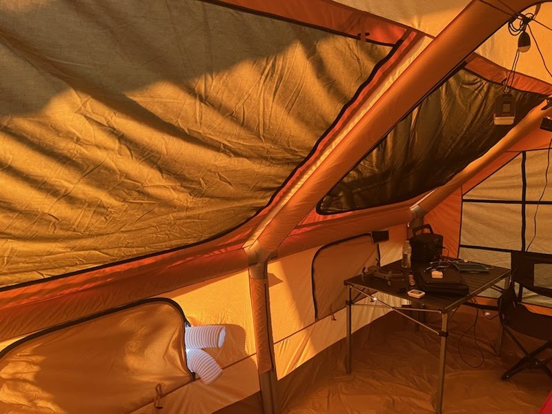 rbm outdoors panda inflatable tent interior 4