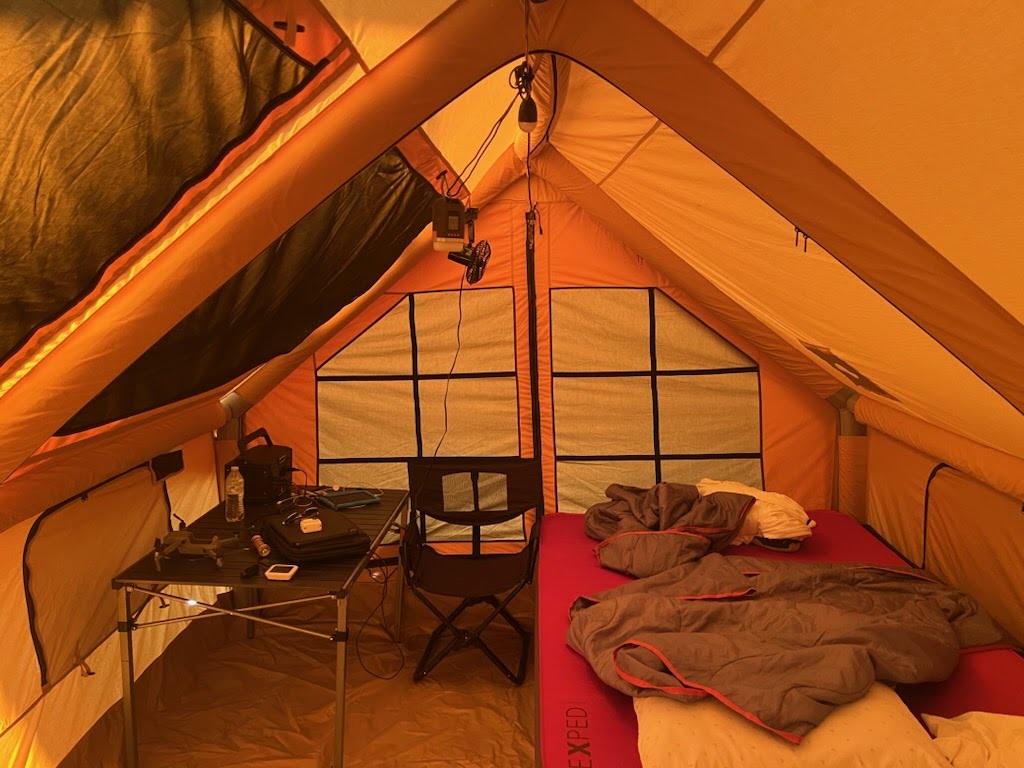 rbm outdoors panda large inflatable tent interior 5