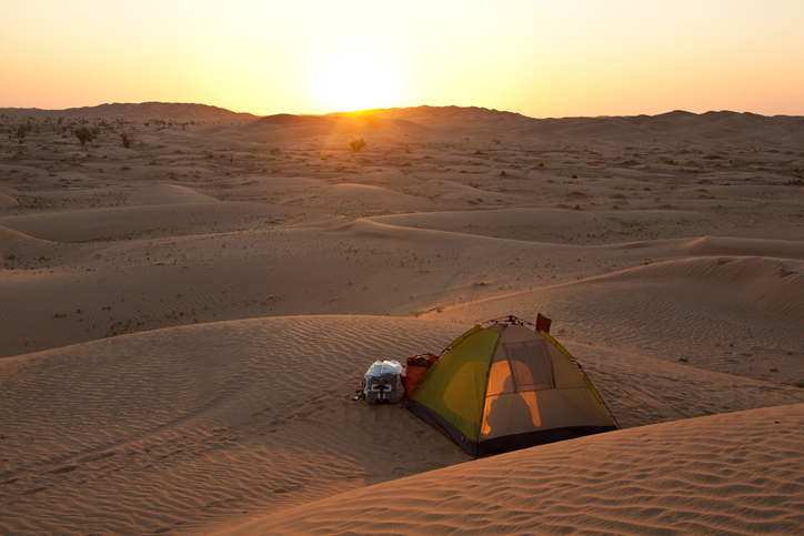 Tent Camp in the desert