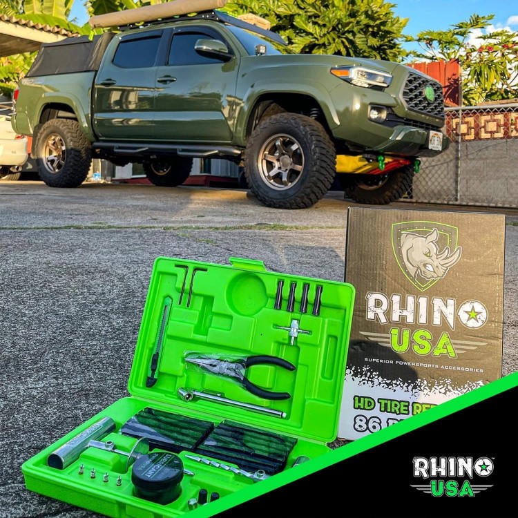 Rhino USA Tire Plug Repair Kit