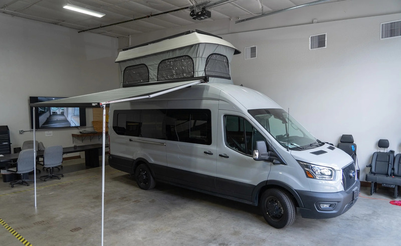 2022 Ford Transit 250 HR Campervan converted by BTR Outfitters