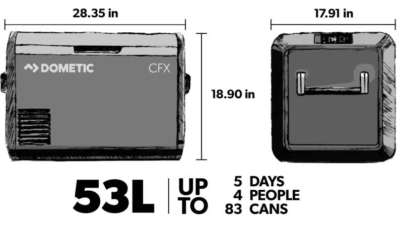 Dometic CFX3 55IM Basic Specs