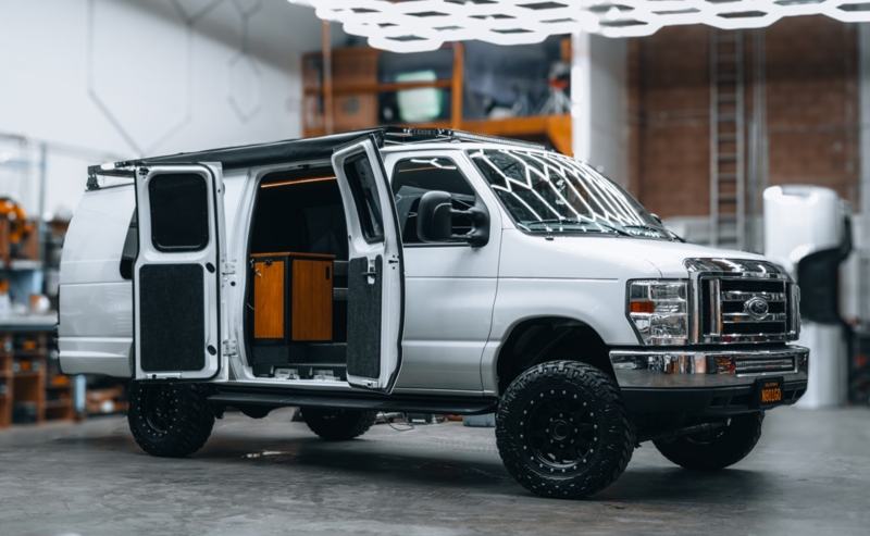 Camplife Customs Ford E-350 Extended Van exterior