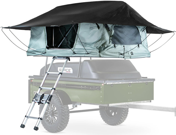 Space Trailer With Thule Rooftop Tent